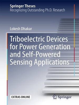 cover image of Triboelectric Devices for Power Generation and Self-Powered Sensing Applications